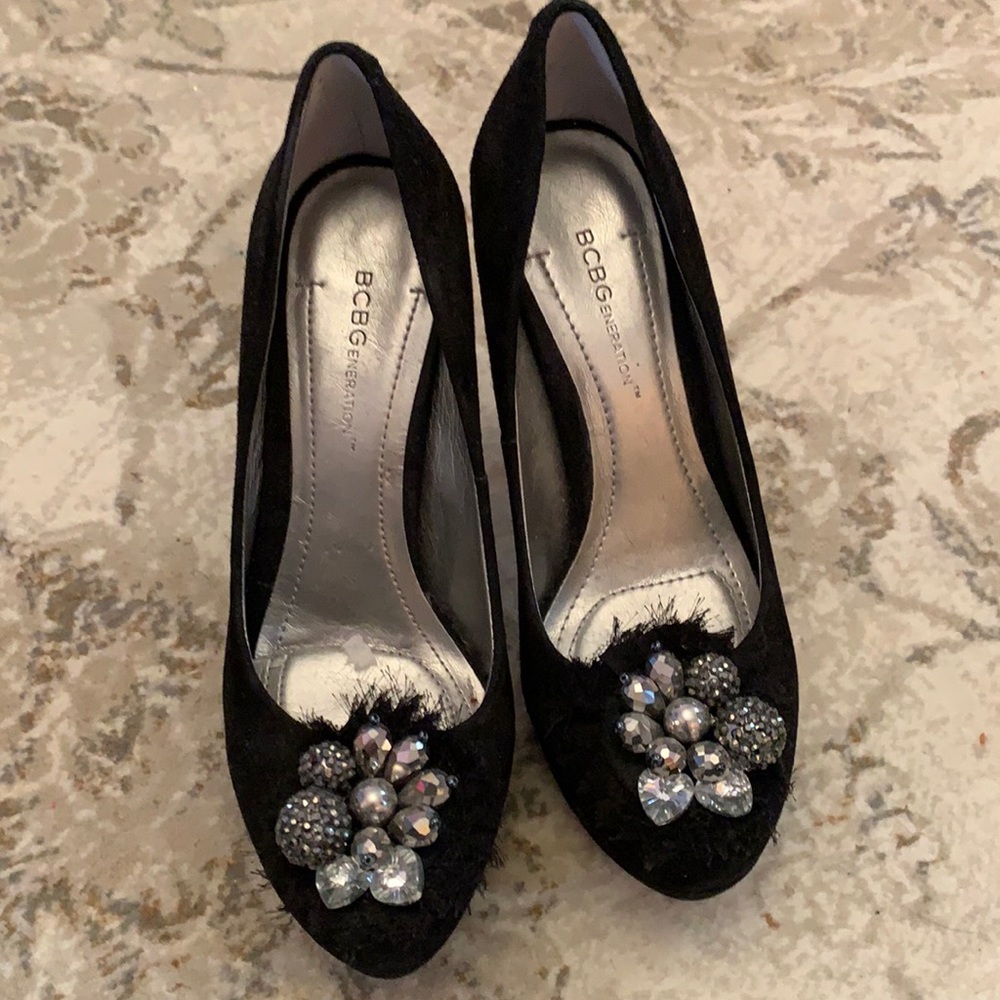 BCBG embellished Platform heels